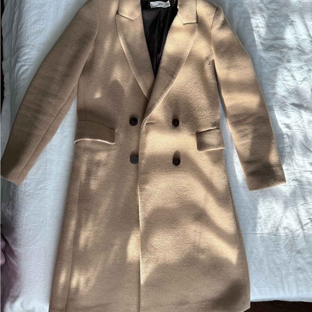 Mango Double-Breasted Coat